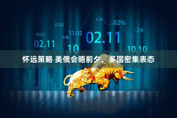 怀远策略 美俄会晤前夕，多国密集表态